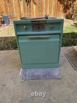 Vintage 1957 General Electric Wall Oven Robins Egg Blue Turquoise