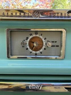 Vintage 1957 General Electric Wall Oven Robins Egg Blue Turquoise