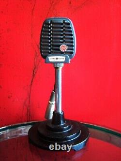 Vintage 1958 General Electric 97U29 / Shure 510C C. M microphone harp Hi Z