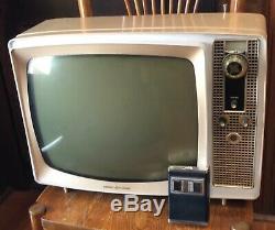 Vintage 1960 GE DESIGNER TV PREDICTA GENERAL ELECTRIC REMOTE TELEVISION RARE