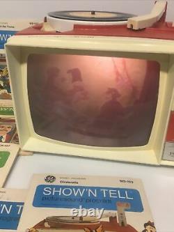 Vintage 1960s General Electric Show N Tell Phono Viewer with Tons of Stories 18