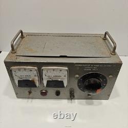 Vintage 1964 30V AC 23A Power Supply Powerstat GE Meters Serial No 3