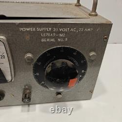 Vintage 1964 30V AC 23A Power Supply Powerstat GE Meters Serial No 3