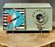 Vintage 1966 General Electric Model C4403 Am Clock Radio Alarm Works Mcm Retro