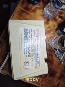 Vintage 1969 General Electric C3300A Working Clock Radio Groovy Psychedelic