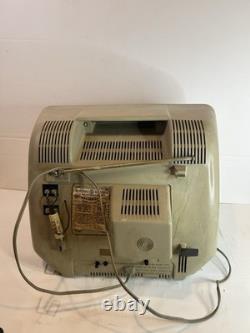Vintage 1970's General Electric 10 inch Television TV xb2450sd CRT Working Rare