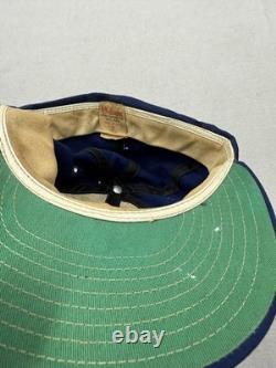 Vintage 1970s Wool Baseball Hat General Electric Team Blue Display Wilson