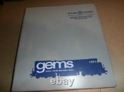 Vintage 1977 GEMS General Electric Maintenance Service Locomotive Manual
