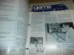 Vintage 1977 GEMS General Electric Maintenance Service Locomotive Manual