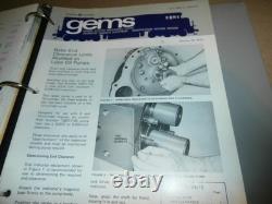 Vintage 1977 GEMS General Electric Maintenance Service Locomotive Manual