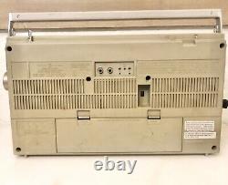 Vintage 1980s General Electric 3-5286A BoomBox GhettoBlaster AM FM Cassette