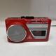 Vintage 1980s General Electric 3-5437a Am Fm Radio Cassette Tape Player Red