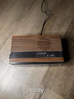 Vintage 1980s General Electric Flip Clock Alarm Radio 7-4305c, TESTED