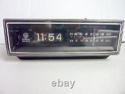 Vintage 1984 General Electric Flip Clock Radio Alarm Clock 7-4305C WORKING