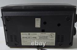 Vintage 1984 General Electric Flip Clock Radio Alarm Clock 7-4305D Works