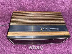 Vintage 1984 General Electric Flip Clock Radio Alarm Clock 7-4305F WORKING