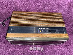 Vintage 1984 General Electric Flip Clock Radio Alarm Clock 7-4305F WORKING