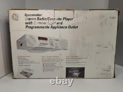 Vintage 1990s GE Spacemaker Kitchen Mount Stereo Radio Cassette Player White NEW