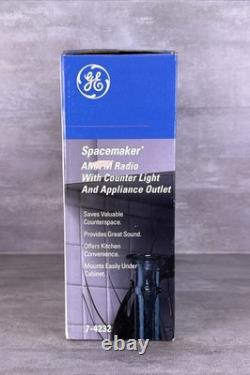 Vintage 1994 GE Spacemaker AM/FM Radio Counter Light & Appliance Outlet 7-4232