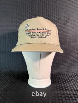 Vintage 1995 General Electric Nuclear Retrofit Projects Baseball Hat Rope Cap
