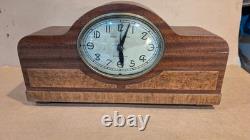 Vintage #366 General Electric Telechron Movmt Art Deco Westminster Mantle Clock