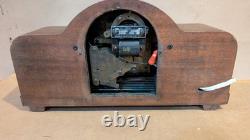 Vintage #366 General Electric Telechron Movmt Art Deco Westminster Mantle Clock