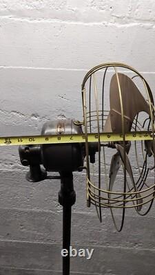 Vintage 40s General Electric 6 Ft Vortalex Floor Oscillating Fan FM12M11 Repair