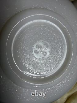 Vintage 50s GE White Milk Glass Mixing Bowl Beehive