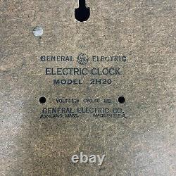 Vintage 50s MCM General Electric Teal Green Kitchen Clock GE 2H20 Tested USA