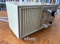 Vintage 60s General Electric Clock Radio Converted To BLUETOOTH & New Speaker