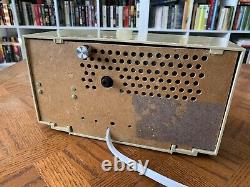 Vintage 60s General Electric Clock Radio Converted To BLUETOOTH & New Speaker