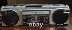 Vintage 80s Boombox Radio Lot Panasonic RX-F9 General Electric 3-5623A For Parts