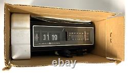 Vintage 80s GE 7-4300 Flip Alarm Clock Working Excellent Condition