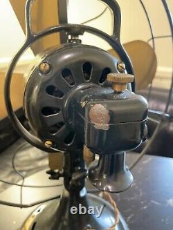 Vintage Antique General Electric Brass Blade Fan