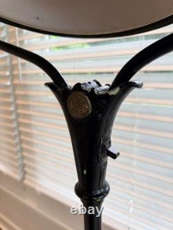 Vintage Art Deco Styled Industrial General Electric Sun Lamp Metal Floor Base
