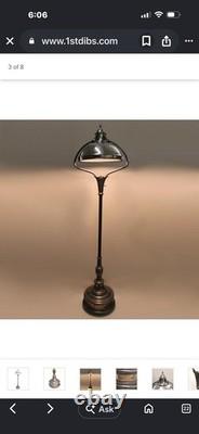 Vintage Art Deco Styled Industrial General Electric Sun Lamp Metal Floor Base