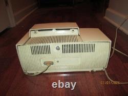Vintage Atomic Age Clock Radio General Electric C-430-A Clock Works READ