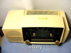 Vintage Atomic Age General Electric Clock Alarm Radio Working