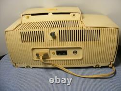 Vintage Atomic Age General Electric Clock Alarm Radio Working