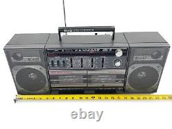 Vintage Boombox Ghetto Blaster General Electric High Speed Dubbing Works