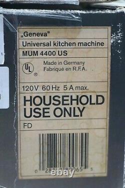 Vintage Bosch Mixer Geneva Universal Kitchen Machine Germany Mum 4400