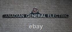 Vintage CANADIAN GENERAL ELECTRIC GE Sign