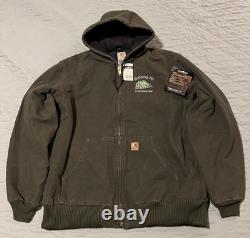 Vintage Carhartt J130 Mos Sandstone Jacket General Electric Men's Xlt Nwt
