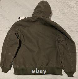 Vintage Carhartt J130 Mos Sandstone Jacket General Electric Men's Xlt Nwt
