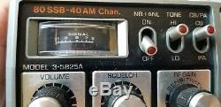 Vintage Cb Radio General Electric 3-5825a 40ch Am Ssb