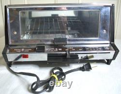 Vintage Chrome General Electric Deluxe TOAST-R-OVEN TOASTER Kitchen # A12T3B