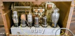 Vintage Deco GE/General Electric GD-51 Tube Radio 40's Wood RESTORED WORKS