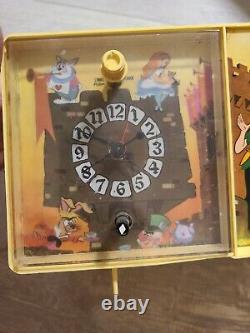 Vintage Disneyland Clock Radio General Electric GE Youth Electronic Disney Works