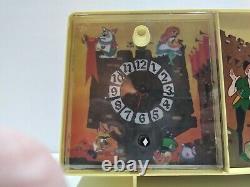 Vintage Disneyland Clock Radio General Electric Yellow Works GE Disney