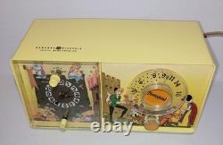 Vintage Disneyland Youth Clock Radio GE General Electric Disney 1960s READ DESC